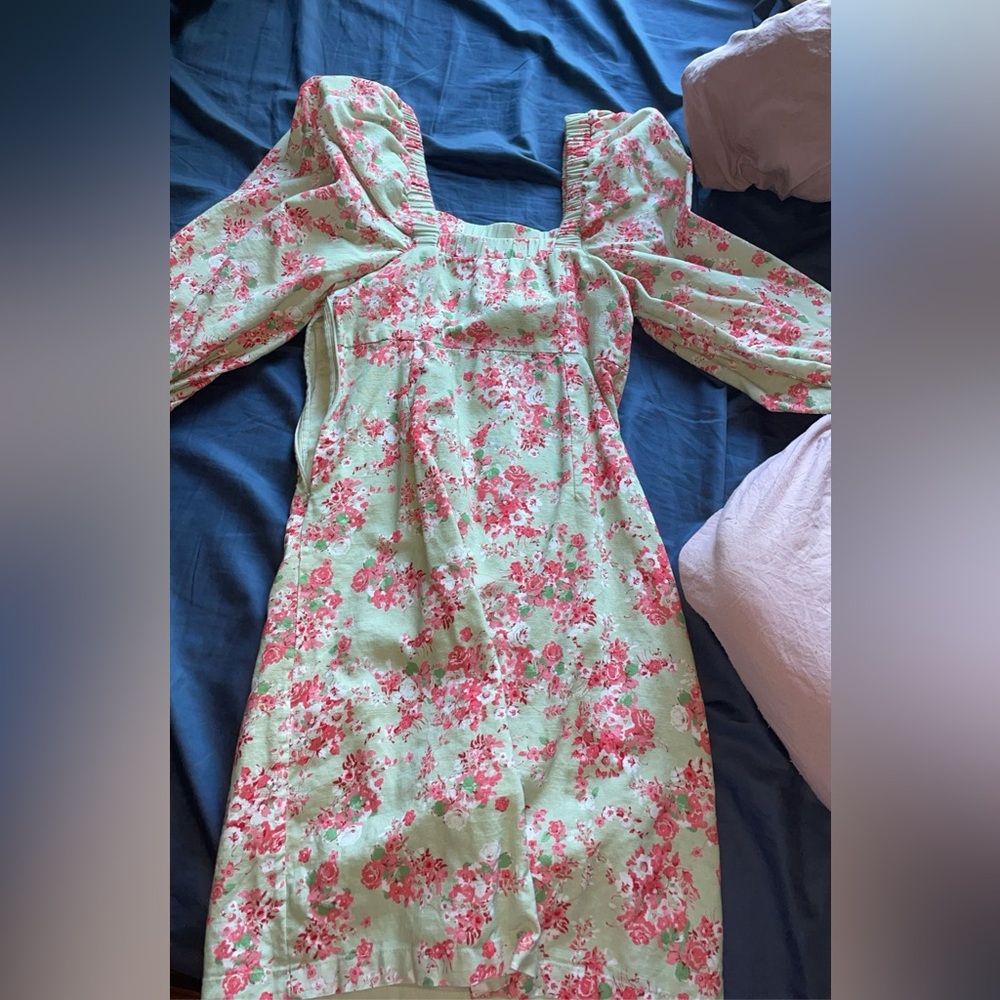 Floral Long Sleeve Dress